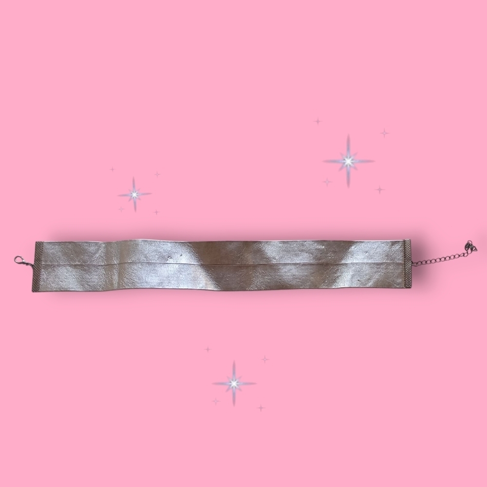 Silver Choker Necklace